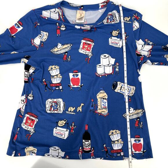 Munki Munki Costco Favorites 2 Piece Novelty Pajama Set Size L - Picture 9 of 10